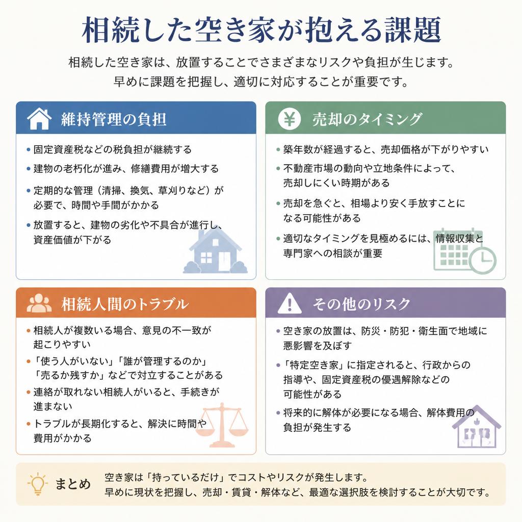 2. 相続空き家の問題点とは？