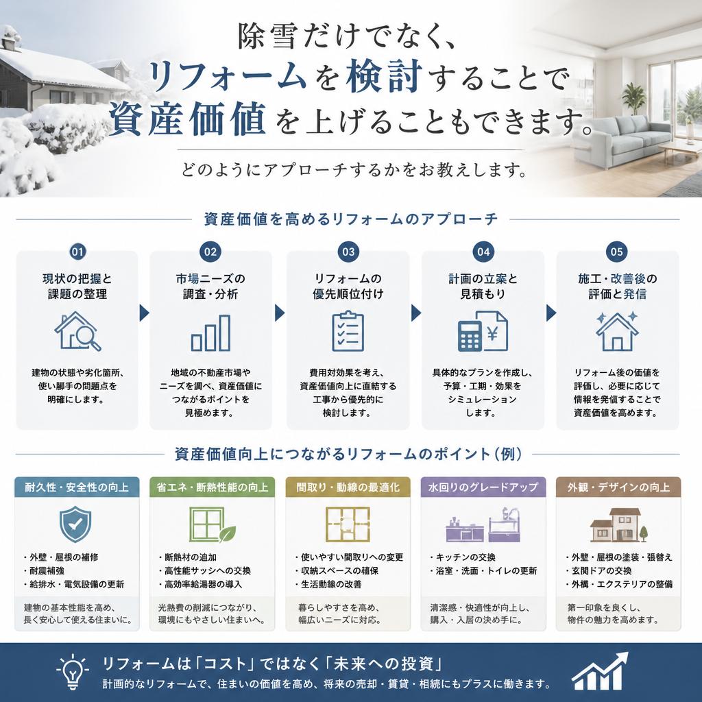 リフォームで資産価値向上