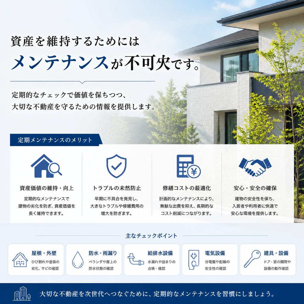 定期的なメンテナンスの重要性
