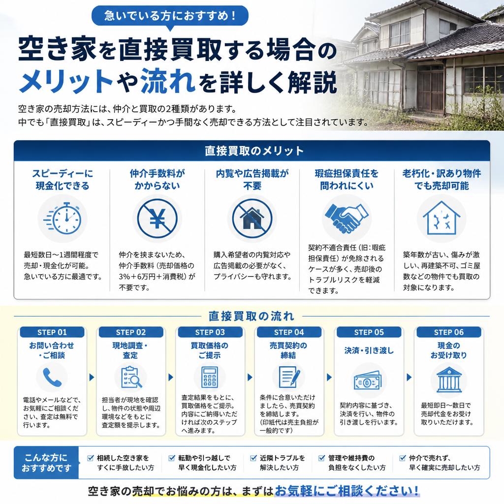 4. 空き家買取のメリット