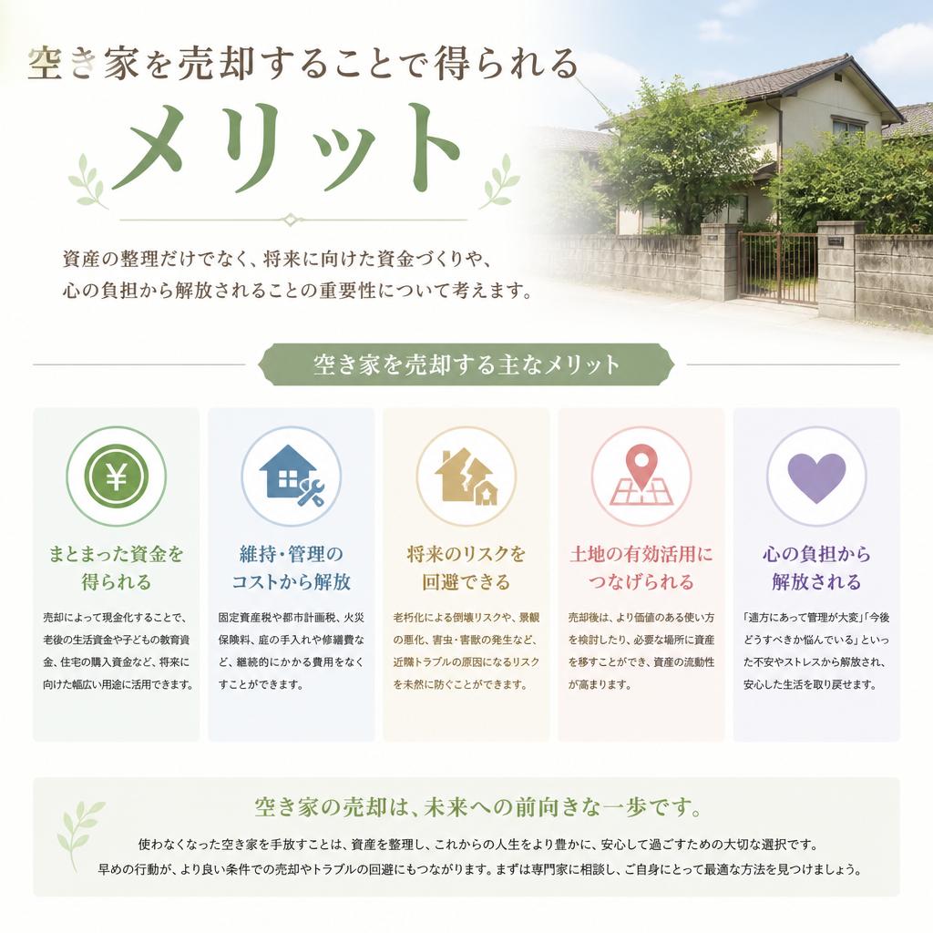 2. 不動産売却のメリット