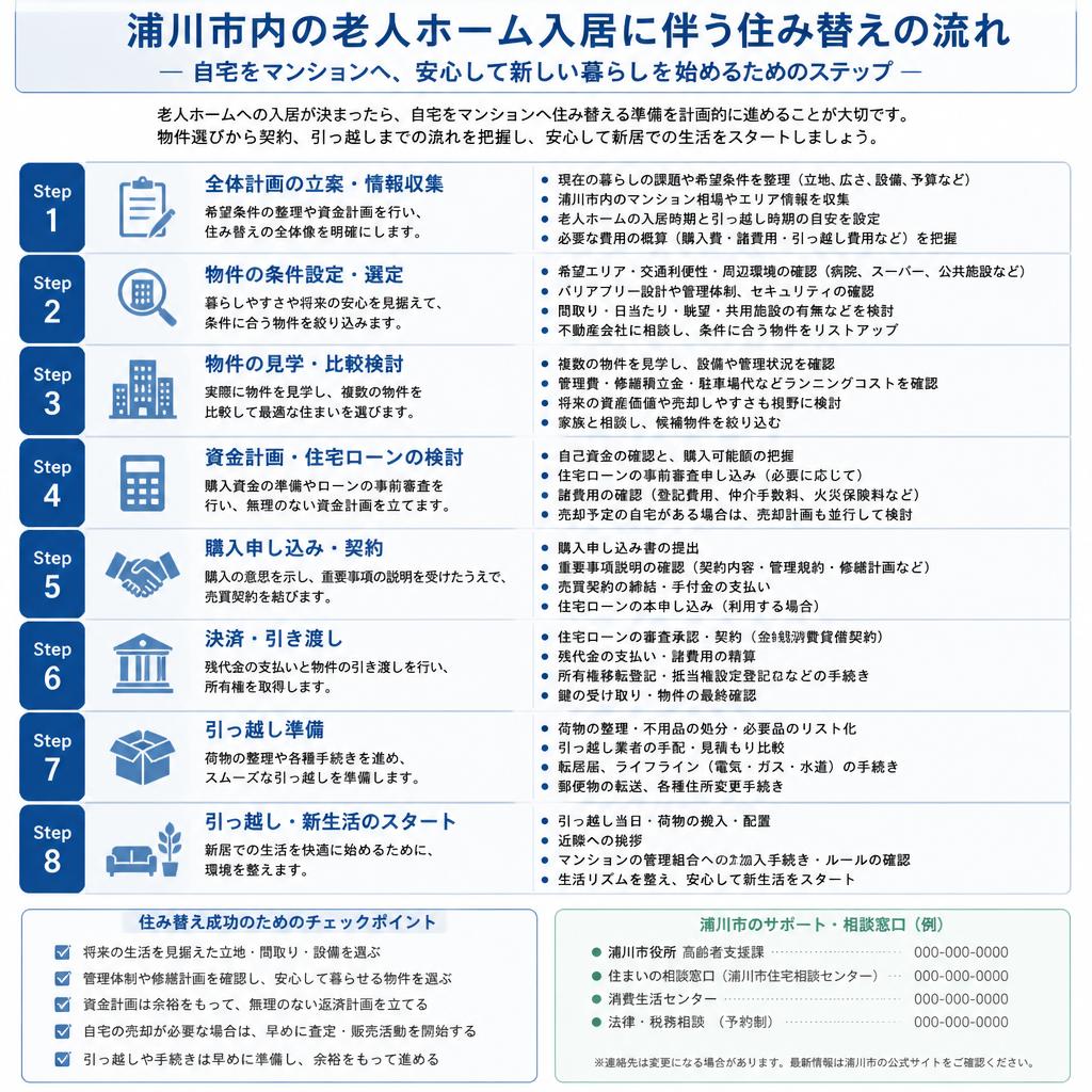 マンション住み替えのステップ