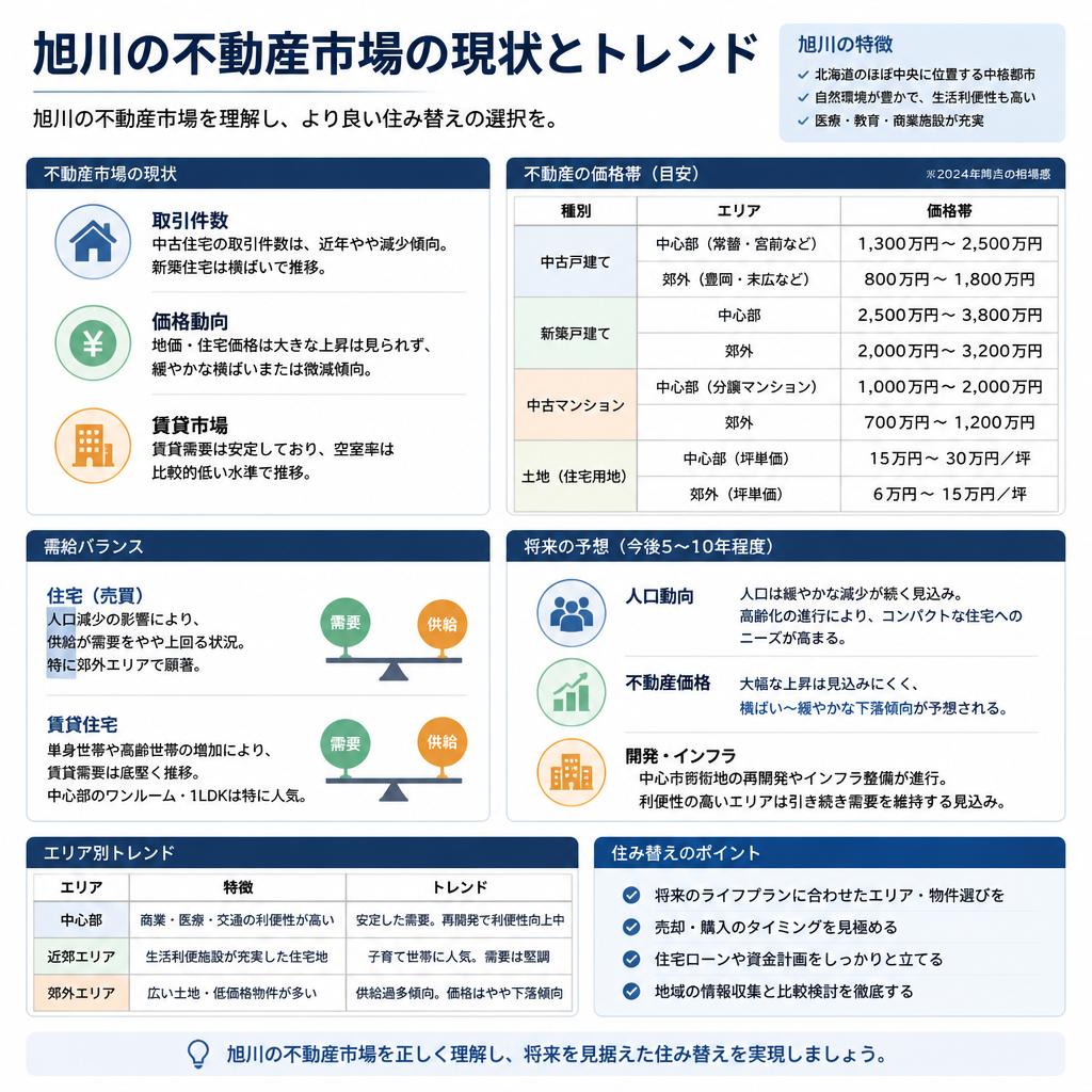 旭川の不動産市場を知る