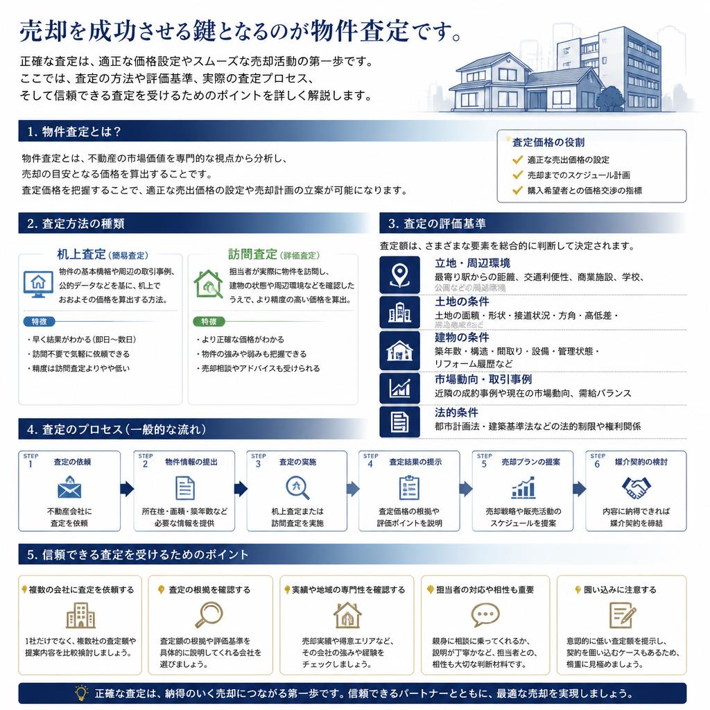 物件査定の重要性とそのプロセス