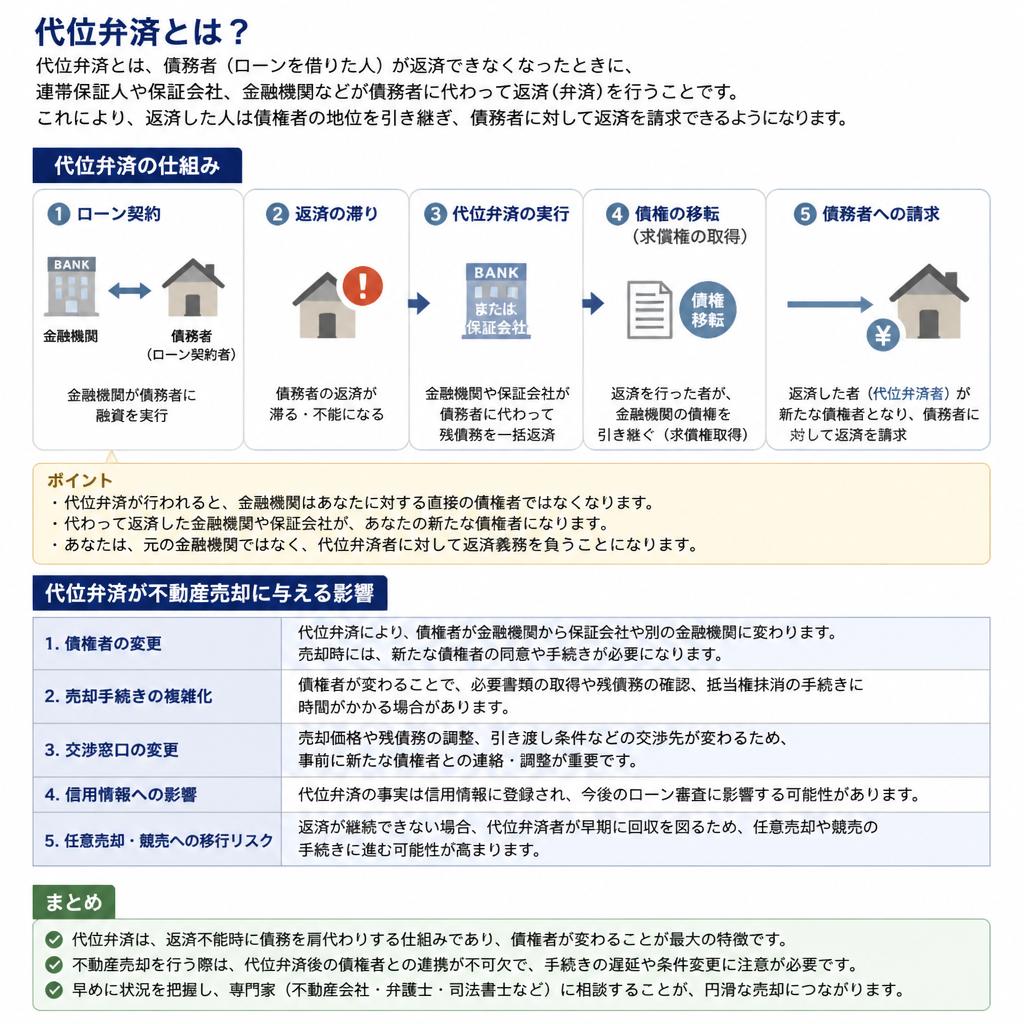 代位弁済とは？あなたの選択肢は？