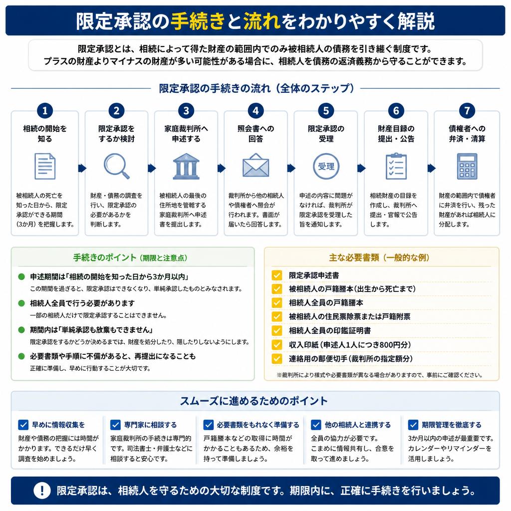 3. 限定承認の手続きと流れ