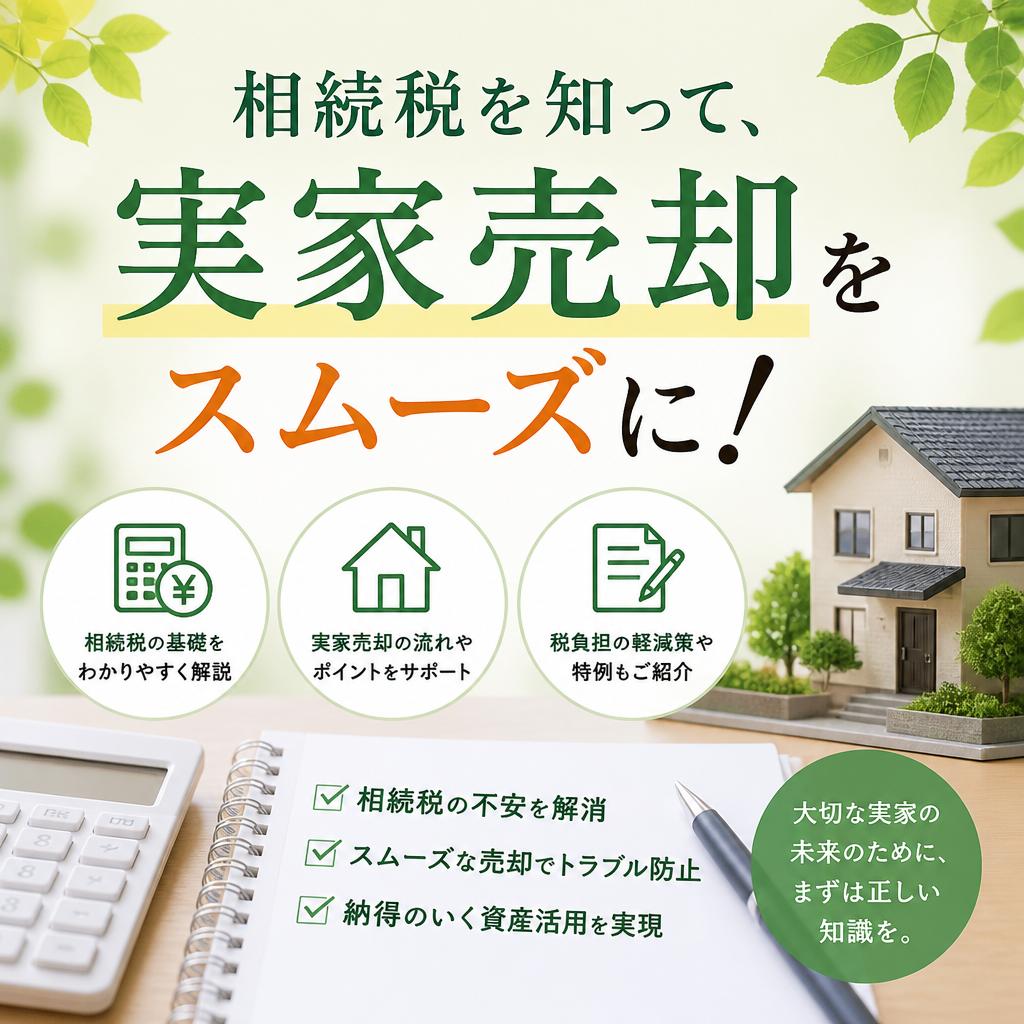 旭川の実家を売却した際の「相続税」基礎控除と計算方法を分かりやすく解説