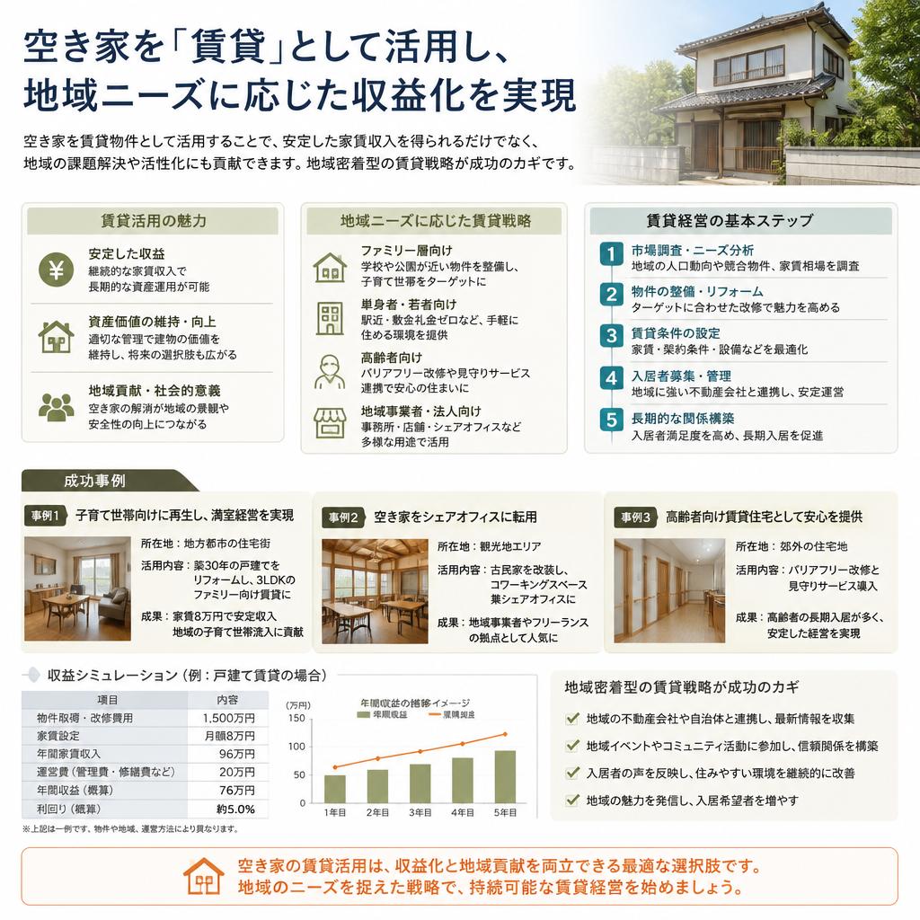 賃貸物件の魅力と成功事例