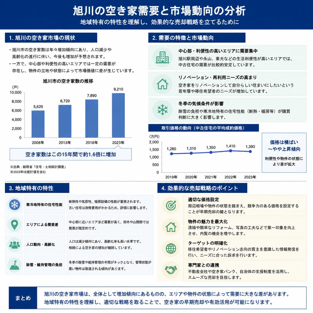 旭川の不動産市場の現状