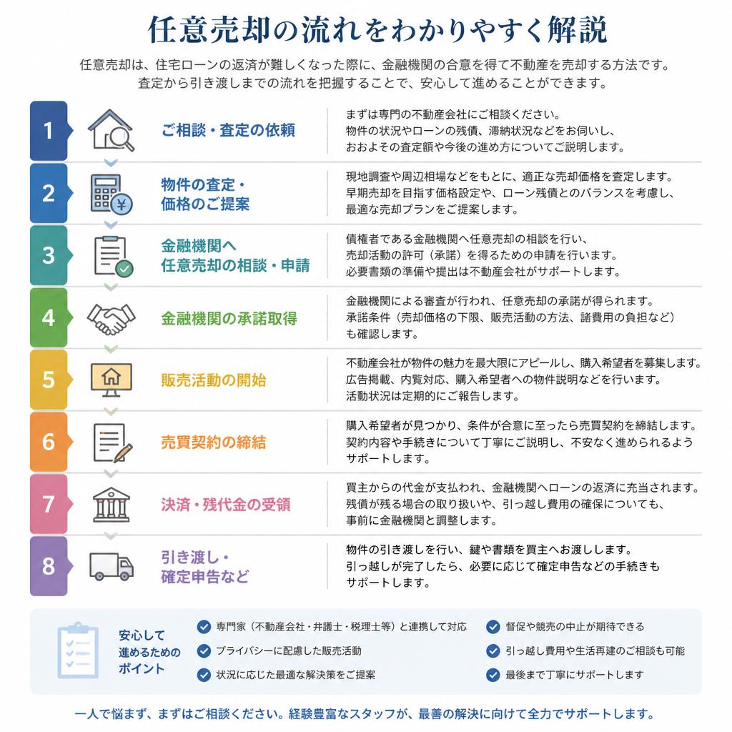 3. 任意売却のプロセス