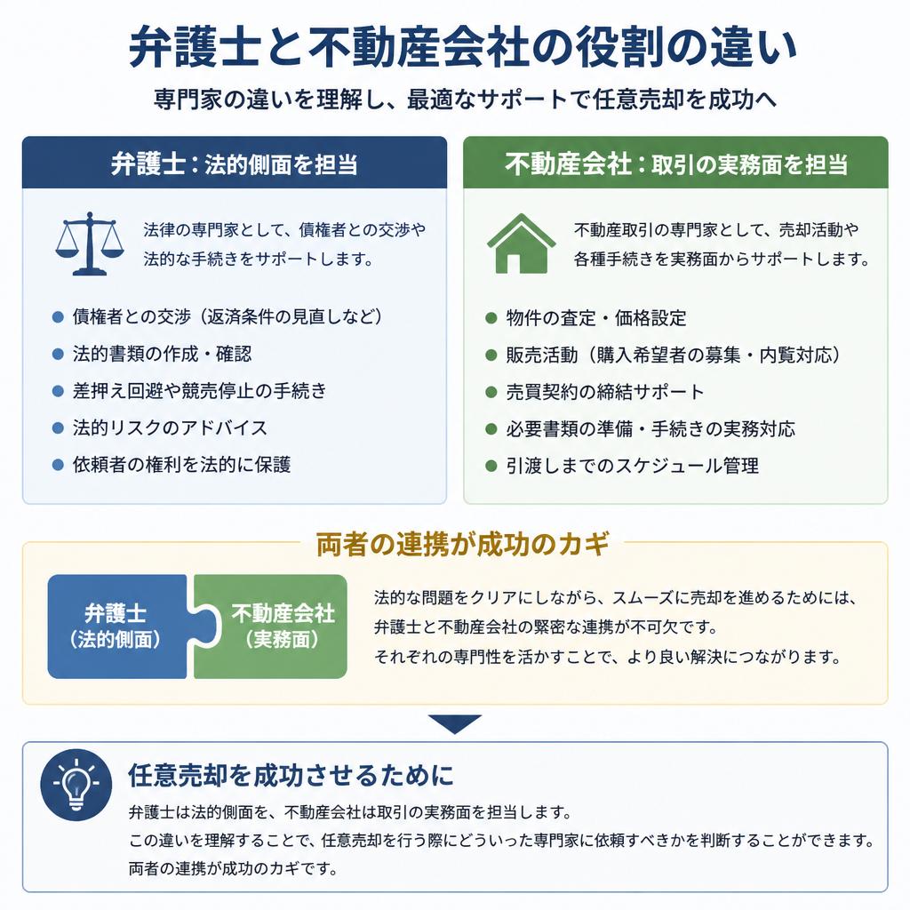弁護士と不動産会社の違い
