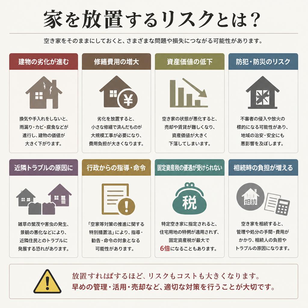 誰も住まない家は痛む？旭川の家を放置して資産価値が激減する理由
