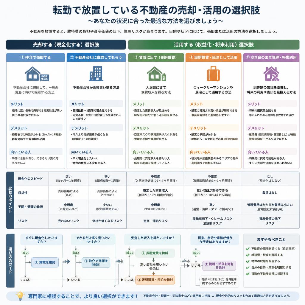 旭川での不動産売却の選択肢