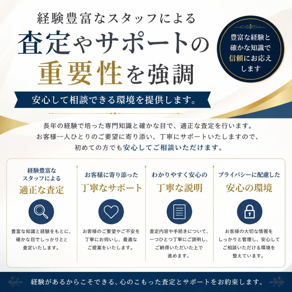 専門家による適切なアドバイス