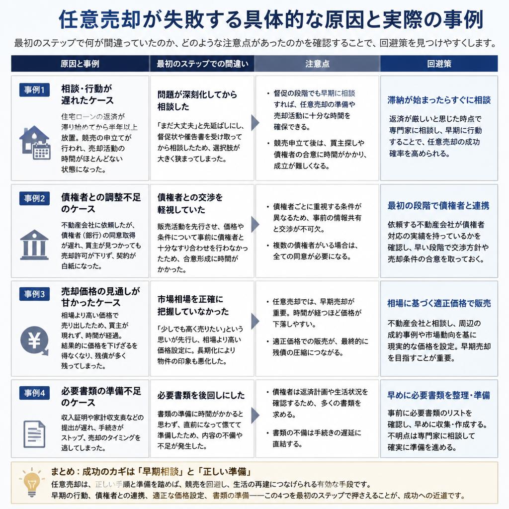 失敗の原因：経験者に学ぶ