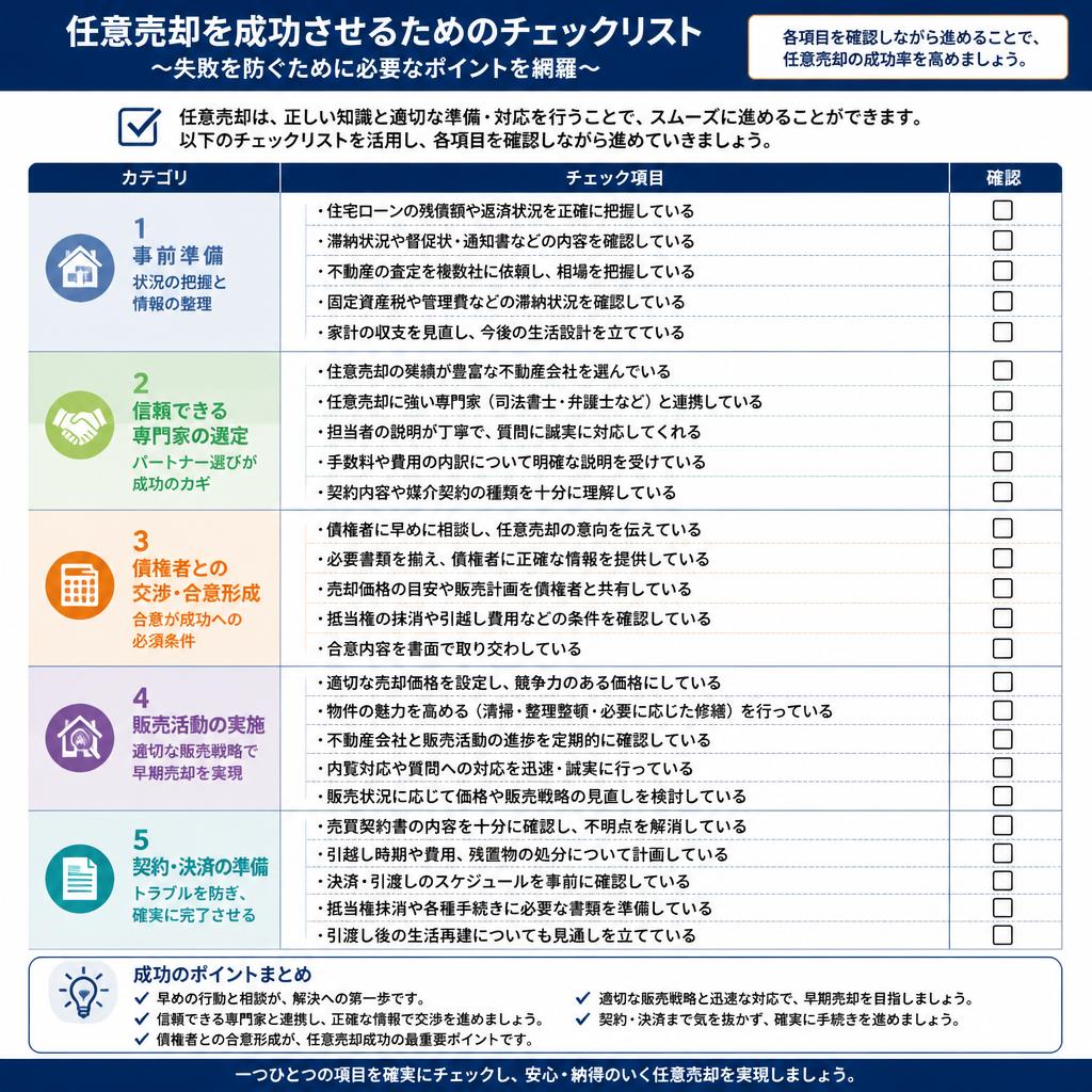 成功に導くチェックリスト