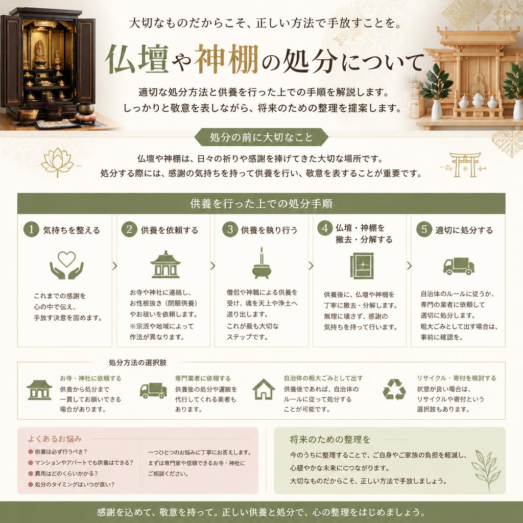 仏壇・神棚の処分方法