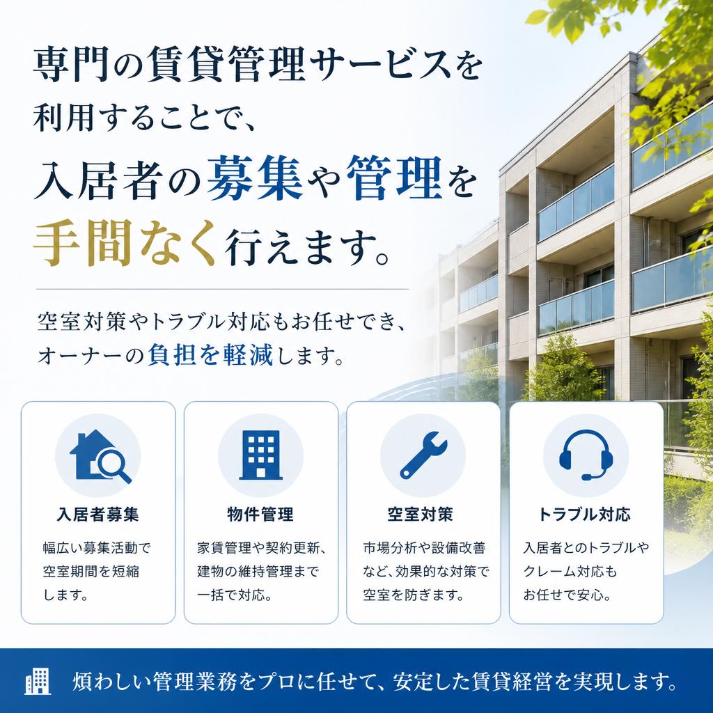 安心の賃貸管理サービス