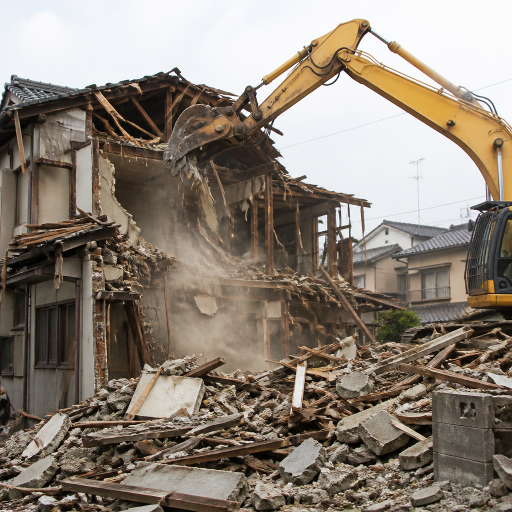 手取り額比較: 古家付き買取 vs 更地渡し